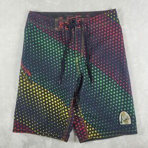 Kanvas by Katin Board Shorts Men's 32 Multicolor Polka Dot‎ Beach Pool Casual